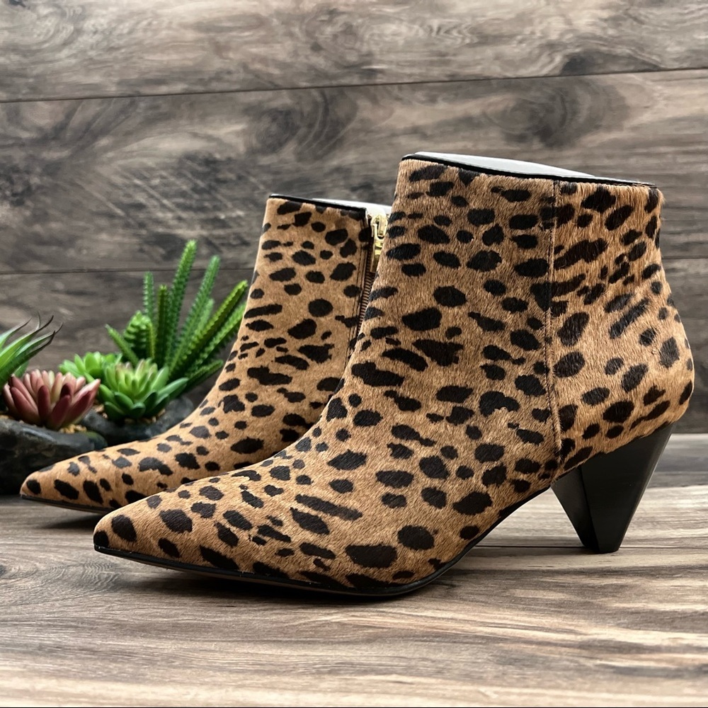 NIB Franco Sarto Delighted2 Cone Kitten Heel Ankle Bootie - Picture 4 of 13
